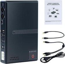 Mini DC UPS Battery Backup Uninterruptible Power Supply 5V/9V/12V/15V/24V Out...