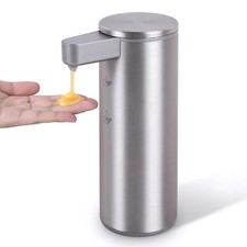  Automatic Soap Dispenser Stainless Touchless Rechargeable Hand Sanitizer Shamp