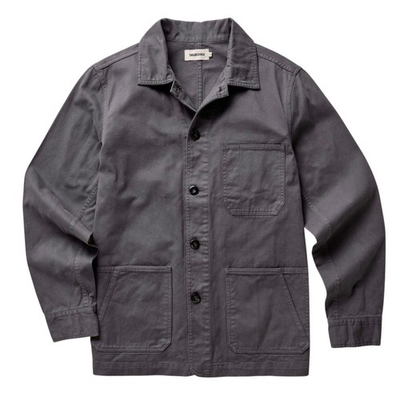 #ad Taylor Stitch The Ojai Chore Jacket Mens 42 L Organic Charcoal Foundation Twill $96.95