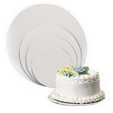Vineland Packaging Single Wall Circular Cake Board White 16" dia| 125/Case