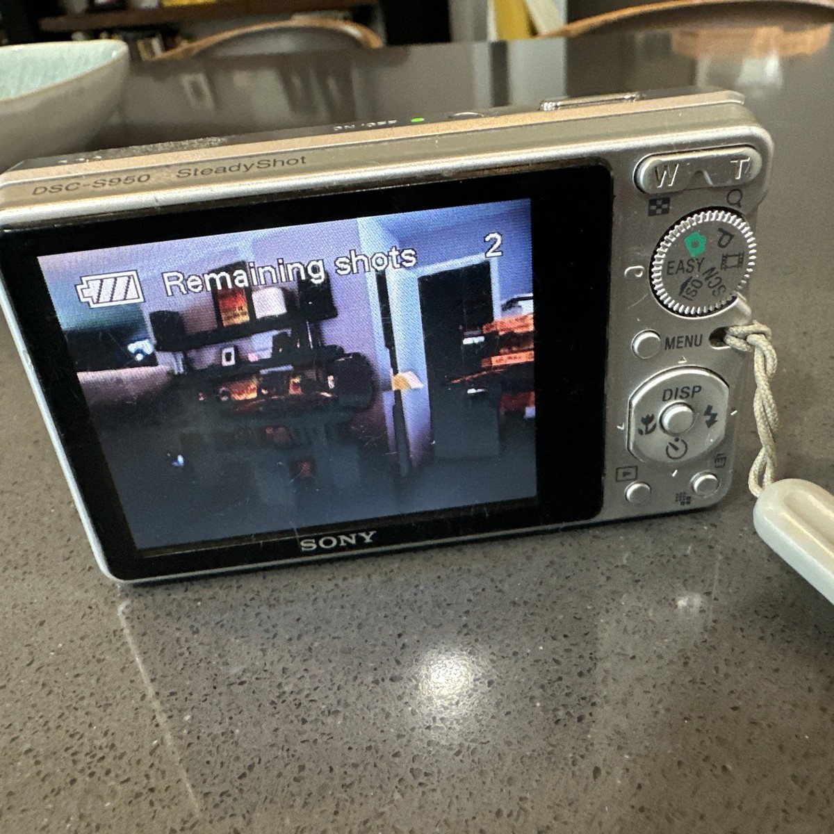 Sony Digital Camera Cybershot DSC-S950 10.1MP 4x Zoom battery