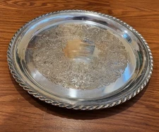 JONES BEACH  Softball League Champs  1956 WM Rogers 12" Trophy ABRAHAM & STRAUS