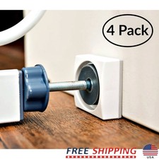 Small Baby Gate Wall Protector Pad Stairs Doorways Pressure Mounted 4 Pack New