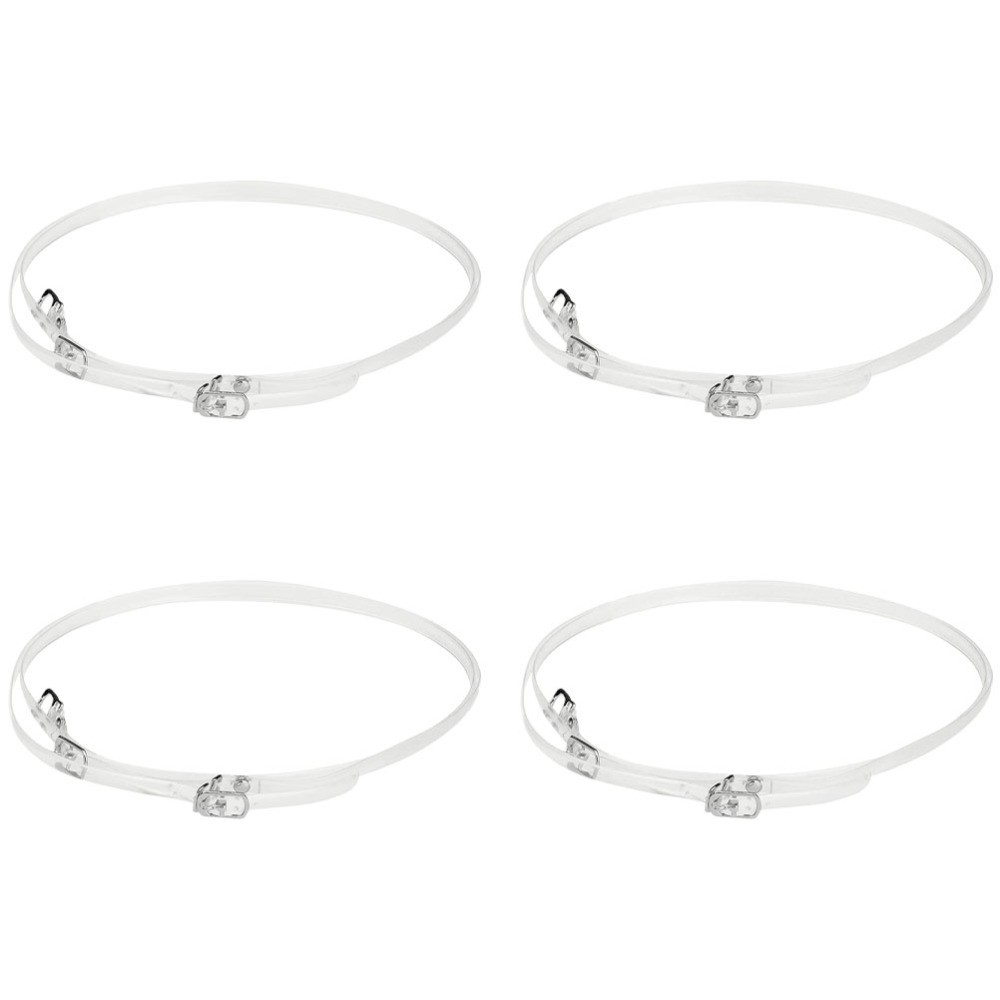 APL 4 paia di cinturini per scarpe istantanei con lacci a prova di tacco donna