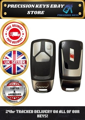 AUDI S-LINE MLB SMART KEY REMOTE SHELL FOB CASE COVER REPLACEMENT WITH LOGOS