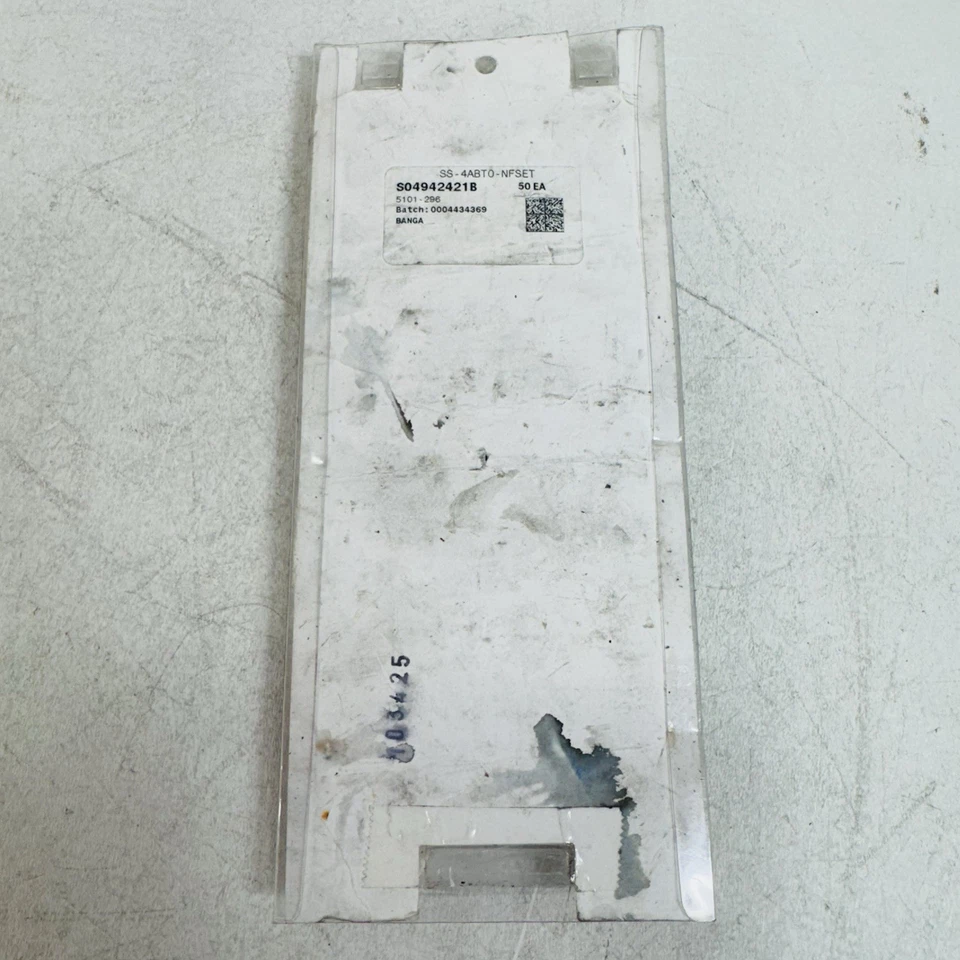 QTY 50 - Swagelok 1/4” Nuts + Ferrules Set SS-4ABT0-NFSET 316 Stainless Steel - Image 4 of 4