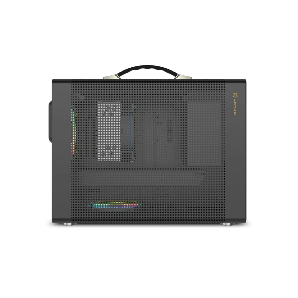 Mesh Version MATX Case Type-C Handheld Portable Computer Game Chassis - Image 2 of 4