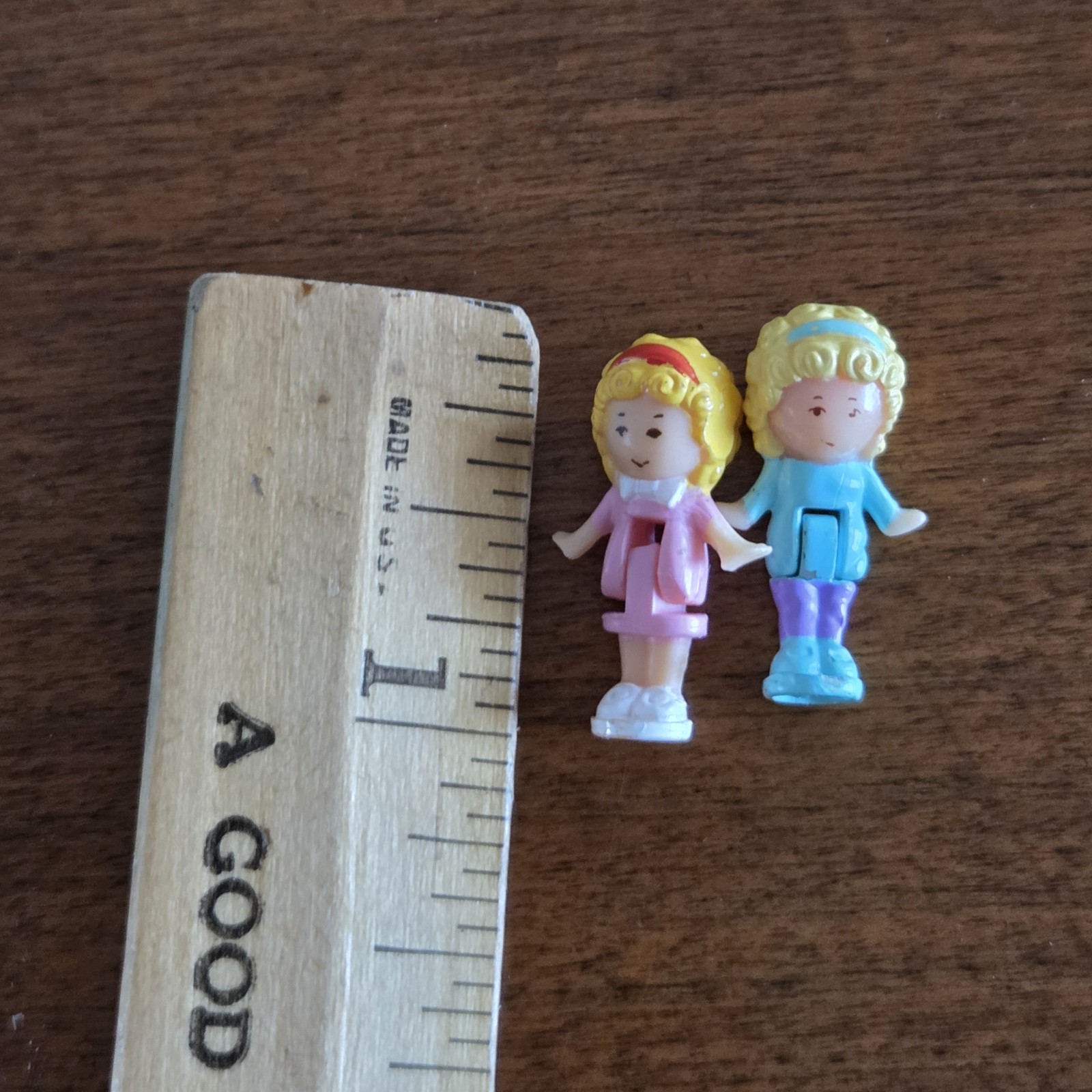 Polly Pocket Vintage Splash 'n Slide Water Park Bluebird Toys Case 2 Dolls 1990