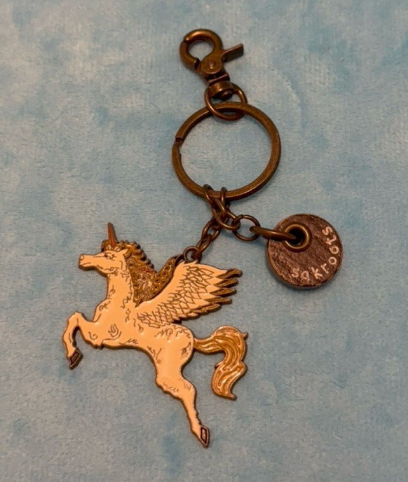 Cute Pegusus Unicorn Bag Charm Keychain