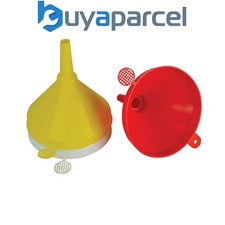 Image of Faithfull AGT7801 Plastic Funnel 150mm Set, 3 Piece FAIAUFUNNEL3