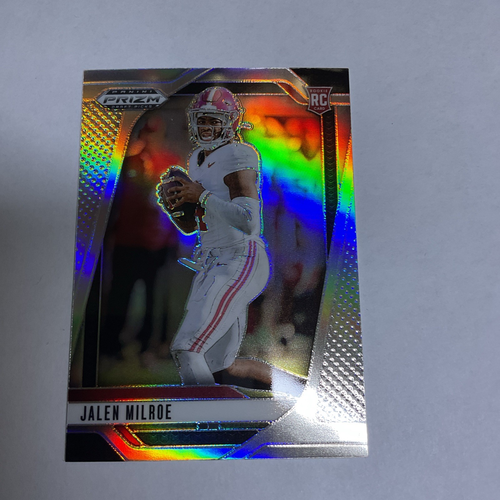 2025 Panini Prizm Draft Picks - Jalen Milroe #5 Silver Prizm (RC)