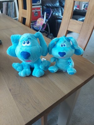 Hund Plüsch Blues Clues Reißverschluss Handtasche neu mit Etikett und kuschelig Guc Sammlerstück Nickolodeon Spielzeug