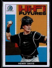2022 Bowman #HIFI-17 Henry Davis Hi-Fi Futures Baseball Card 0202B