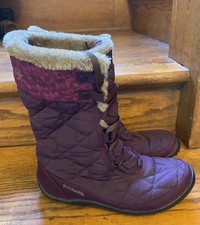 Columbia Women's Minx Mid II Omni-Heat Waterproof 200 grams Size 8 Purple