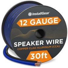 12 Gauge Speaker Cable 30ft Blue/black Car Home Theater Speaker Wire For Ste