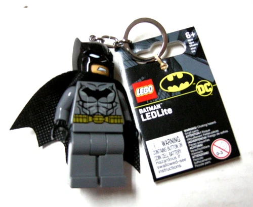 LEGO Batman LEDlite Keychain, 3" x 1.5" x 1.", Brand New