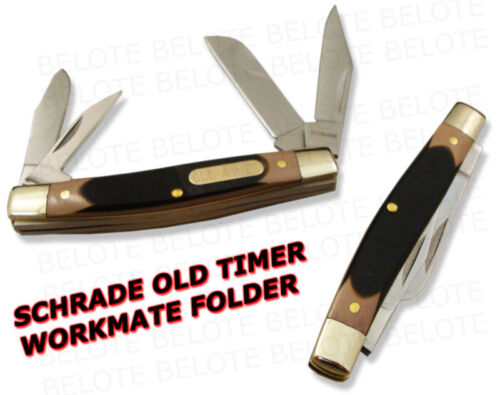 Couteau Schrade Old Timer DELRIN Workmate 4 lames 44OT - Photo 1/1