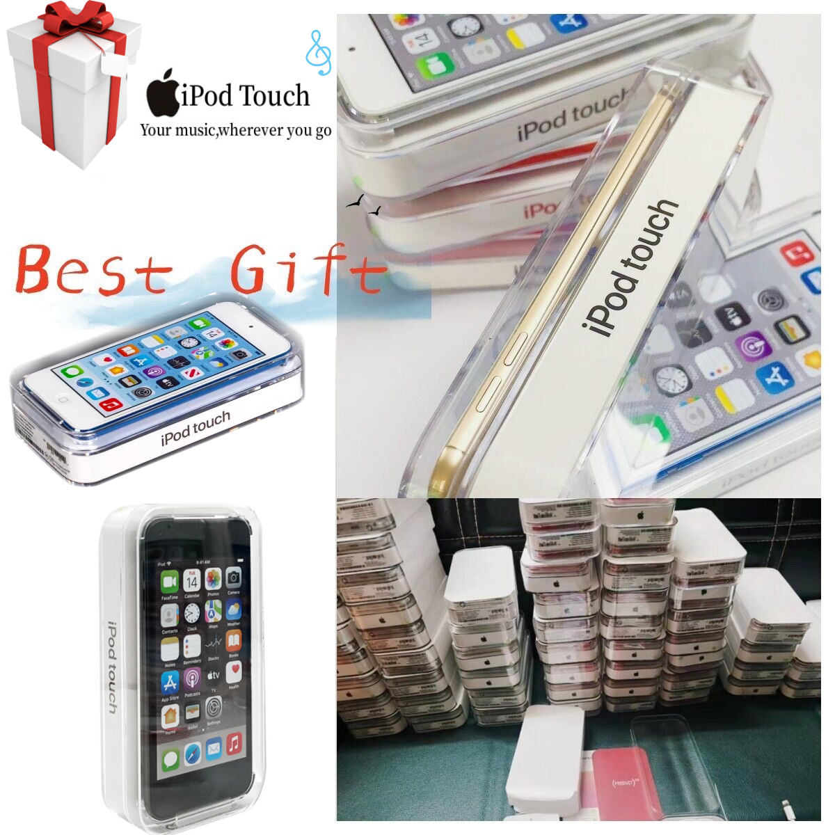 NEW-Sealed Apple iPod Touch 7th Generation (128GB)All Colors FAST