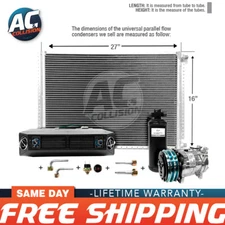 AC Kit Universal Evaporator Underdash Unit Compressor And Condenser 16 x 27