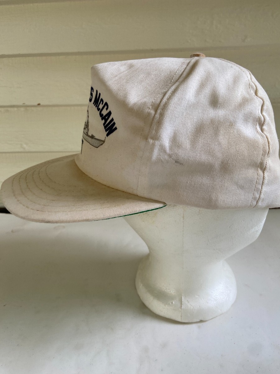 米海軍 USS JOHN S. McCAIN 帽子 USS John McCain DDG 56 Hat Navy Ship Cap Military Veteran