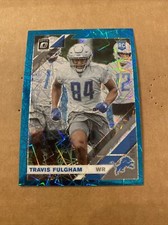 2019 Optic Rookies TEAL Velocity Prizm Travis Fulgham Rookie *Printer Line*