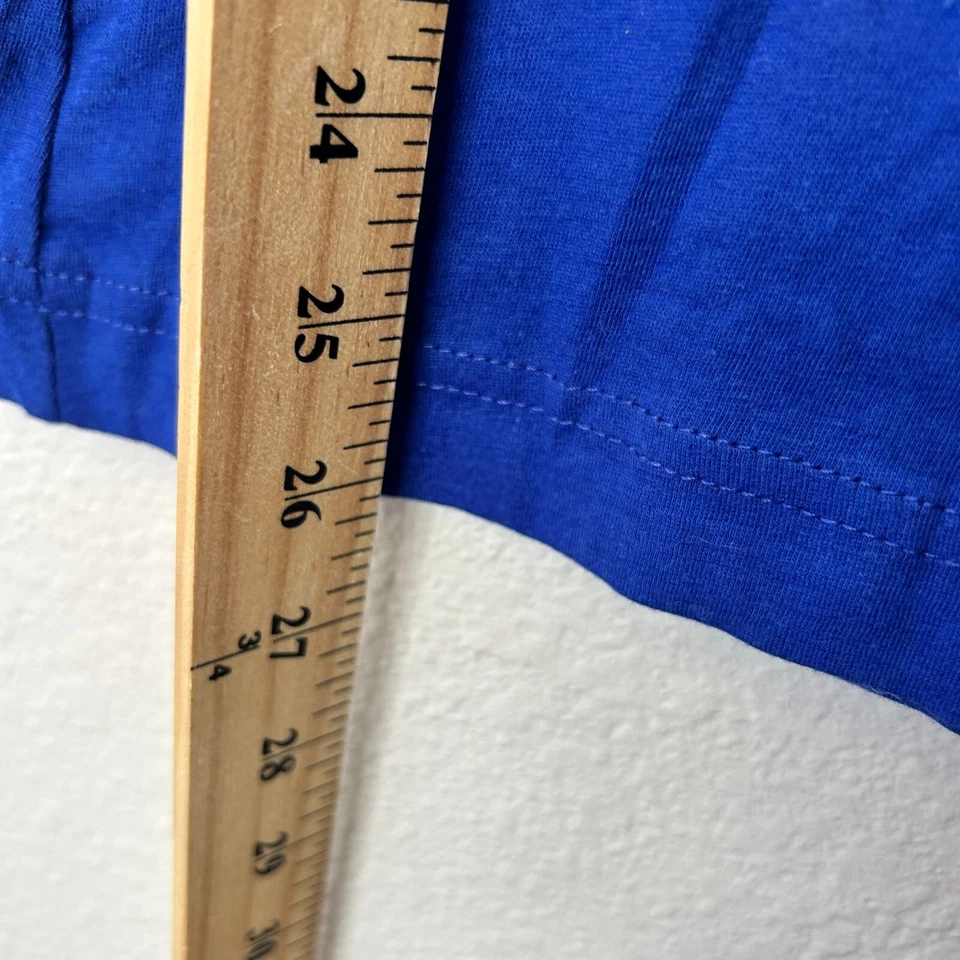 NUEVO CON ETIQUETAS ADIDAS NIÑAS GRANDE Texas Rangers JOSH HAMILTON Camiseta Manga Corta Azul MLB Foto 4 de 4