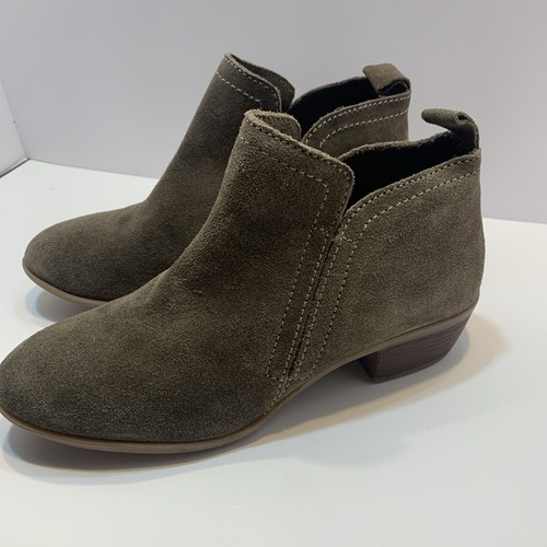 Diba Women's Zip-Up Suede Ankle Booties Gray Size US 6 - Picture 6 of 23