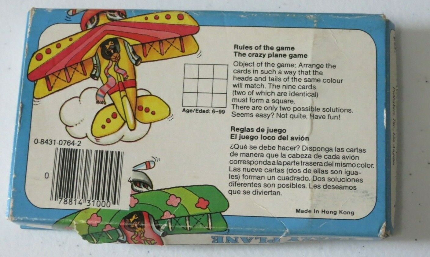 THE CRAZY DOG GAME COMPLETE PUZZLE FROM PSS 1980 ARTUS GAMES HEYE CONCEPT