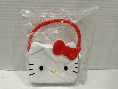 New HELLO KITTY Sanrio Silicone Hand Bag Purse Small Tote Kids Adult