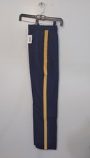 US ARMY Women's Dress Blue Uniform Pants, Trousers, Slacks Gold/Yellow Stripe
