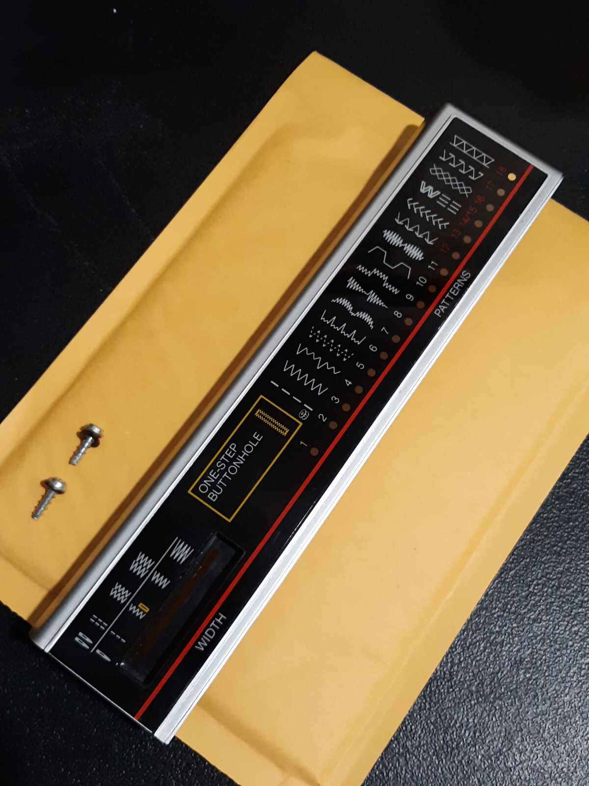 Sewing Machine Control Panel Assembly #314647 For Singer Used-image