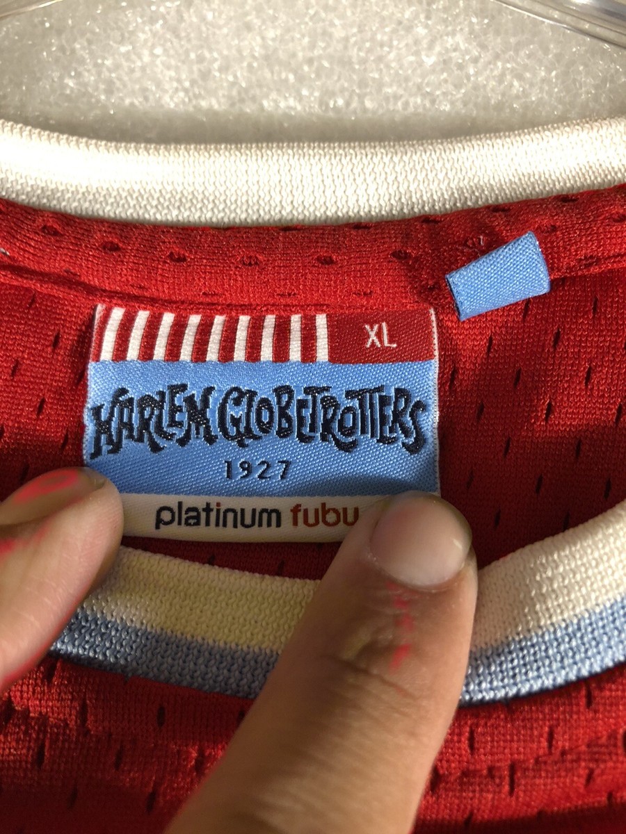 Harlem Globetrotters Jersey. Curly 22. 1927 Platinum FUBU