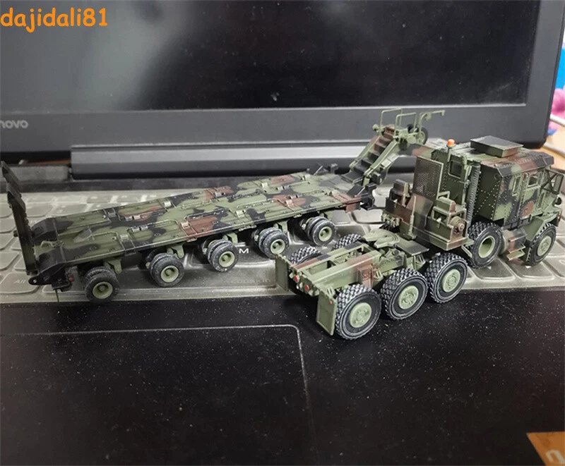 1:72 US Army Oshkosh M1070 Heavy Transport Vehicle Model Military Toys Finished - Image 3 of 4