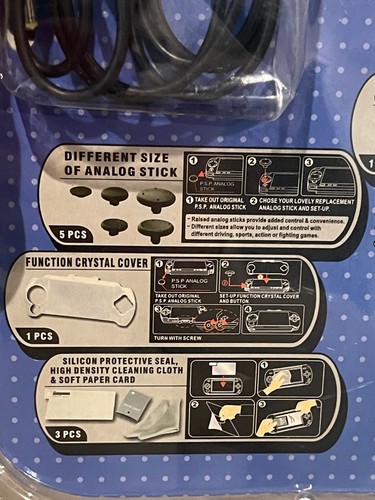 DDR Game P.S.P. 20 in 1 Accessories Kit Data Transfer Cable Bag USB Transfer NEW - Picture 14 of 14
