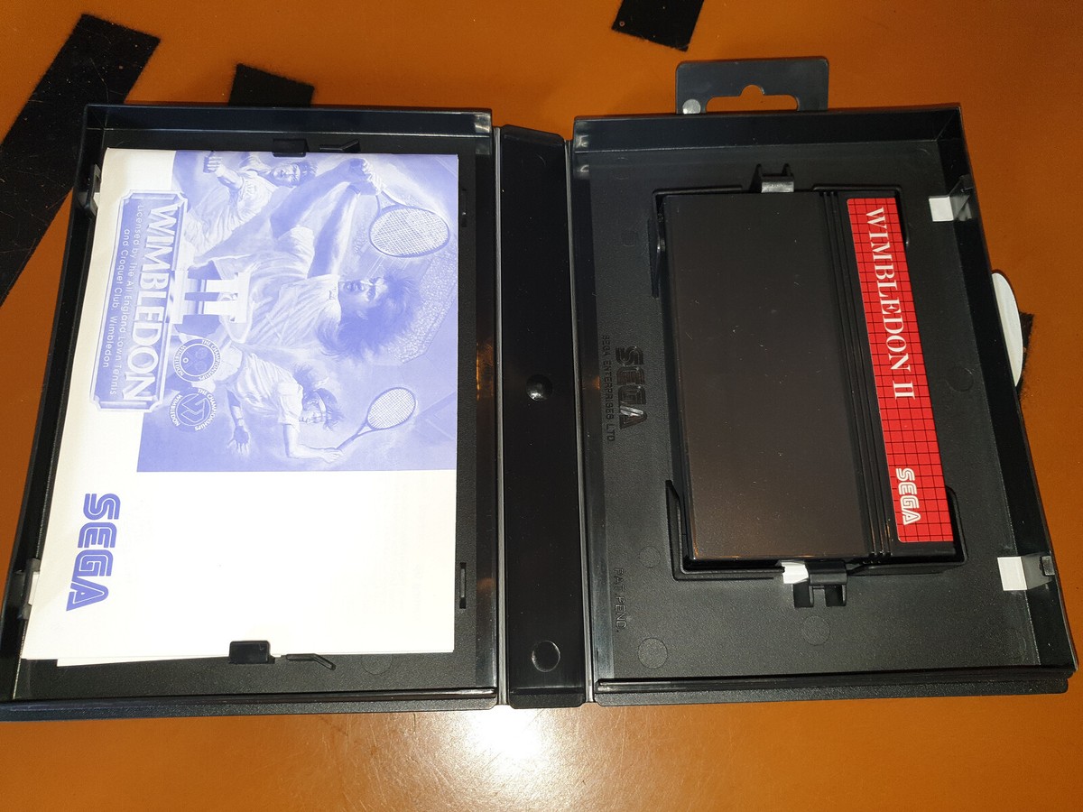 Wimbledon Sur Sega Master System – Jeu PAL – Très Bon état Complet