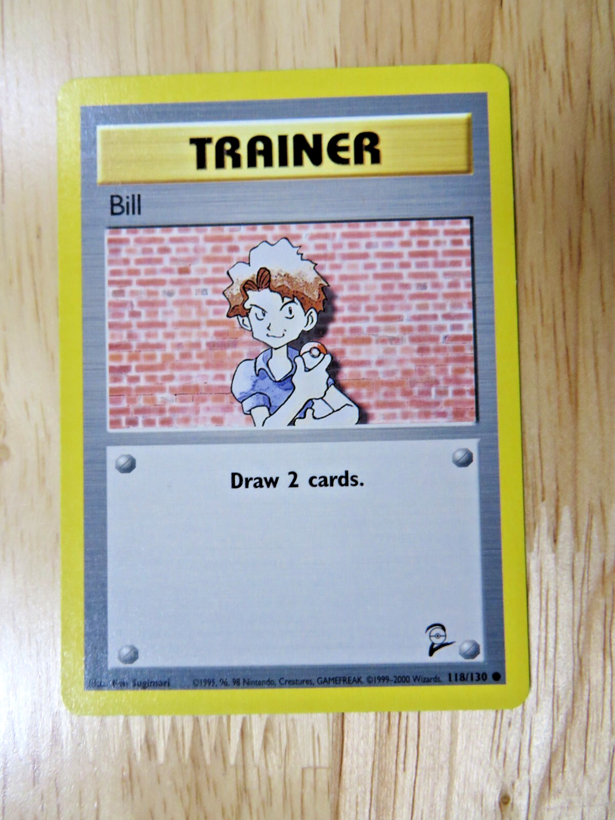 Pokemon TCG - Bill  118/130 Base Set 2 Common LP
