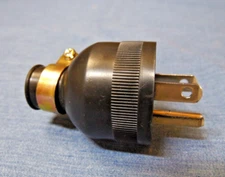 NEMA 20A 125V Straight Blade Male Replacement Plug Connector Rubber USA SHIP