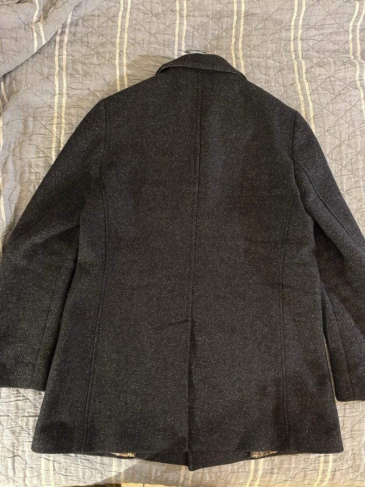 Ted Baker London Men’s Peacoat Size 4 (Large) Charcoal Gray - Image 4 of 4