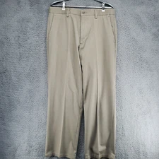 DOCKERS Mens 34x29 Tailored Flat Front Classic INDIVIDUAL FIT Waistband Pants