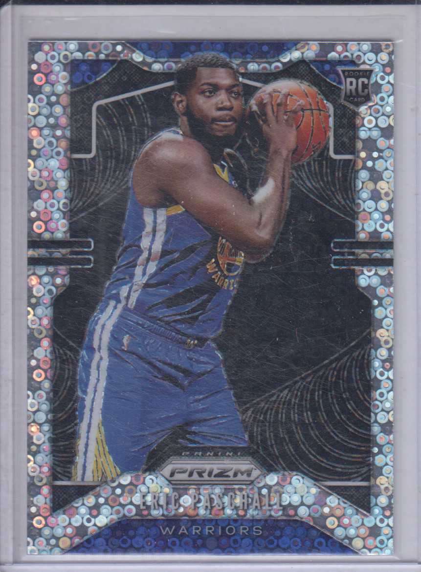 2019-20 Panini Prizm Fast Break #279 Eric Paschall Silver Golden State Warriors