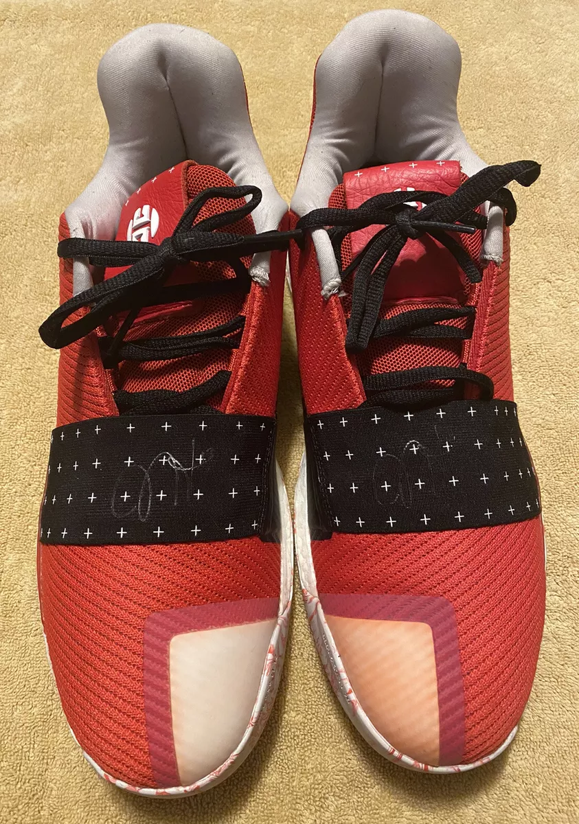 Unreleased James Harden Adidas Vol.3 Basketball Sneakers Red Black