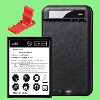 3in1 Kit 4670mAh Replacement Battery Wall Charger for LG Stylo 3 Plus TP450