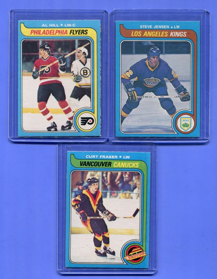 Lot of 7 1979-80 O-Pee-Chee OPC -NMMT pristine, sharp! JENSEN MAXWELL, FRASER RC - Image 3 of 4
