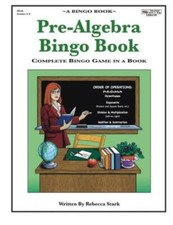 Pre-Algebra Bingo Book: Complete Bingo Game In A Book