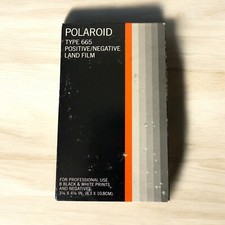 Polaroid Film Type 665 Positive / Negative, B W Sealed Cartridge Expired 4/1978