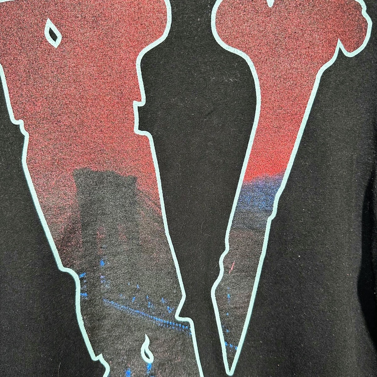 Pop Smoke x Vlone Wraith Tee size Large | eBay