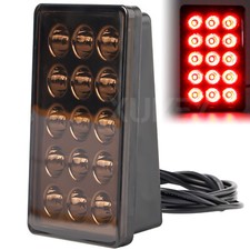 F1 Style Red LED Car DRL Driving Light Rear Strobe Brake Flashing Light Auto.