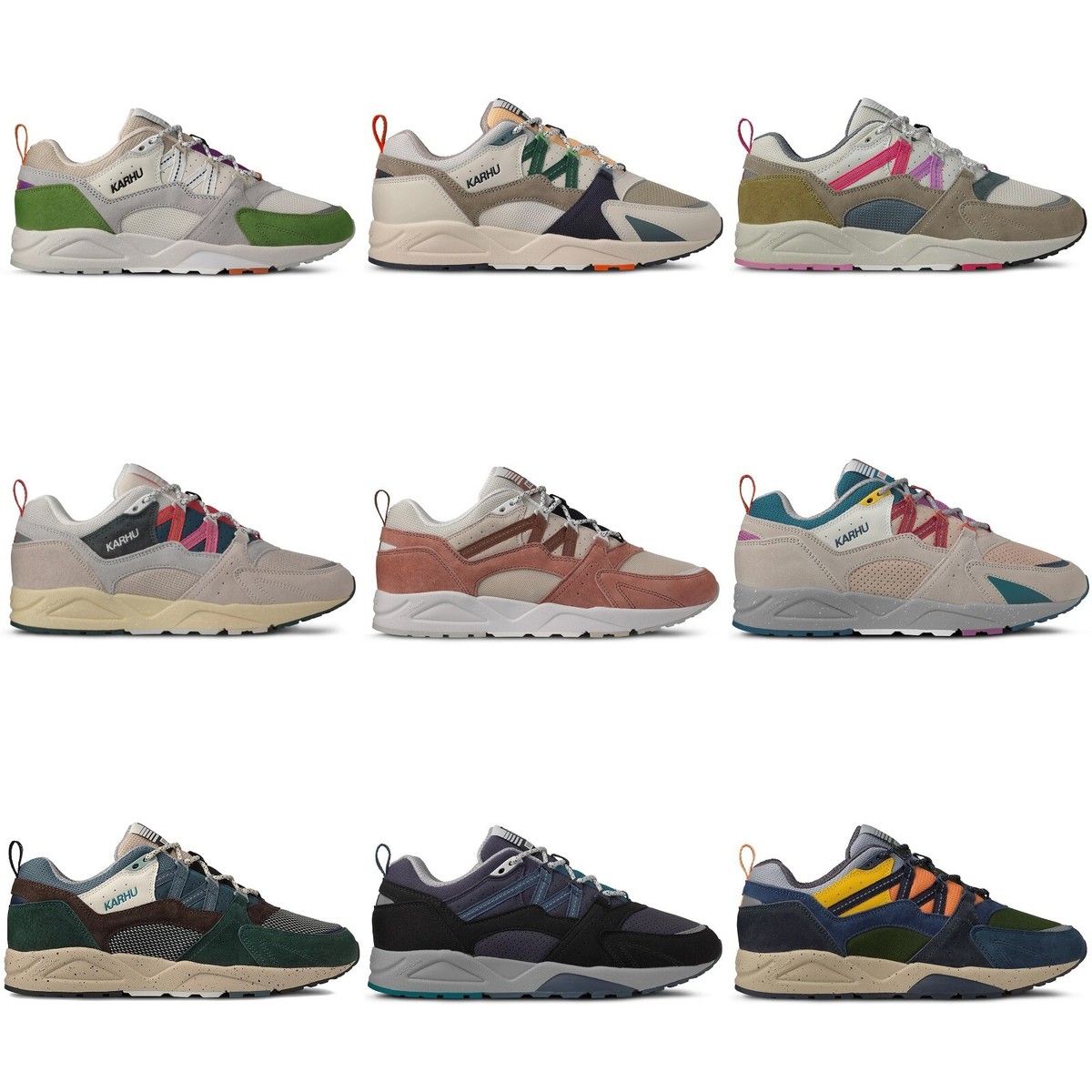 KARHU FUSION 2.0 マルチカラー US8 Karhu Trainers - Karhu Fusion 2.0 Trainers - Various Colours