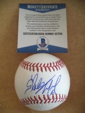 STARLING MARTE PITTSBURGH PIRATES SIGNED AUTO M.L. BASEBALL BECKETT D27258