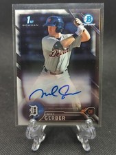 2016 Bowman Chrome Prospects Auto Mike Gerber #BCAP-MG Auto